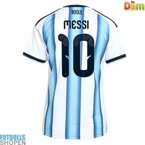 Billiga Argentina Lionel Messi #10 Hemmatröja Dam VM 2026 Kortärmad